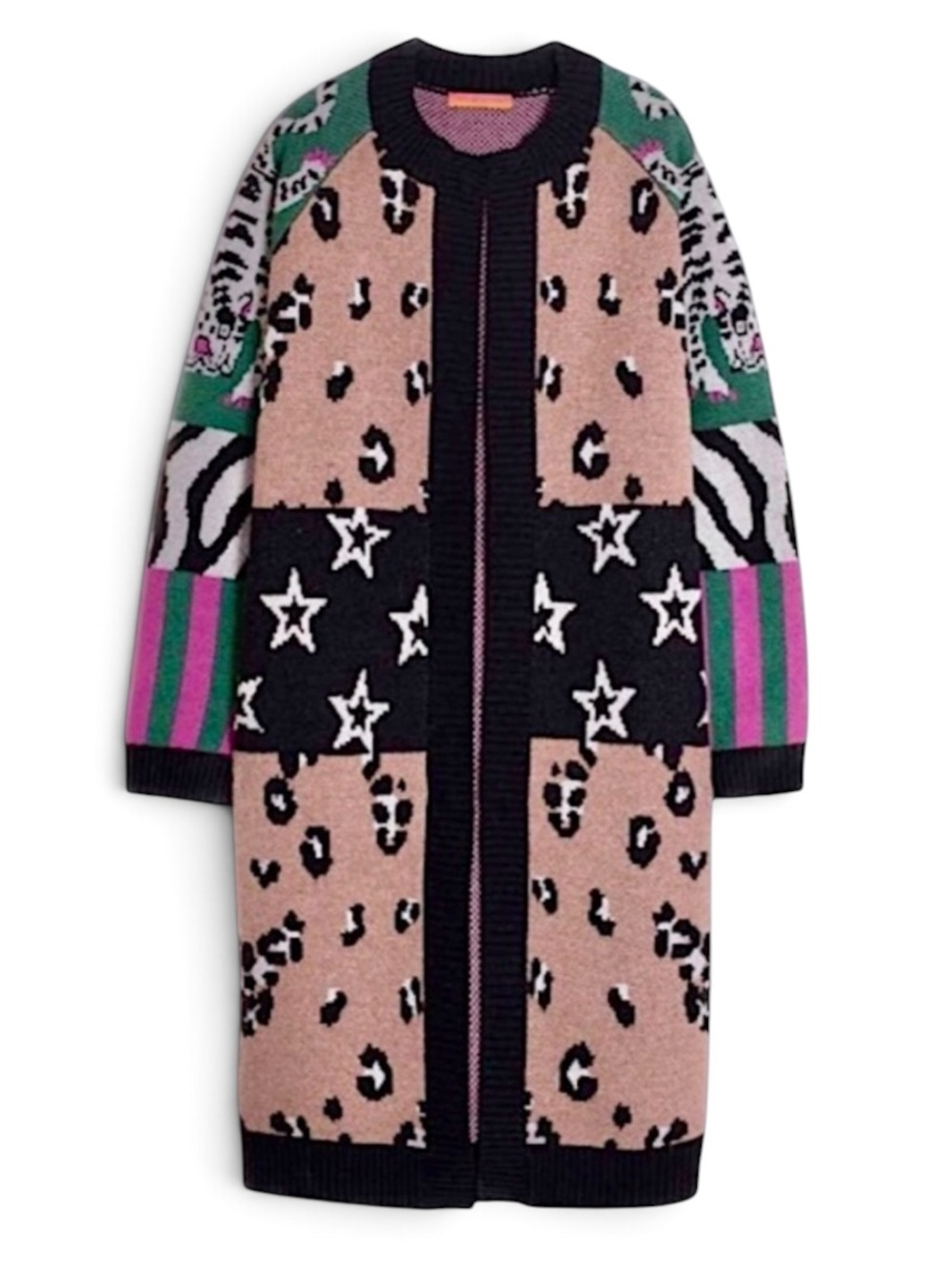 NWOT Anthropologie Starry Leopard Cardigan